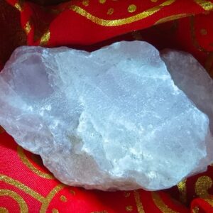 Rose quartz crystal